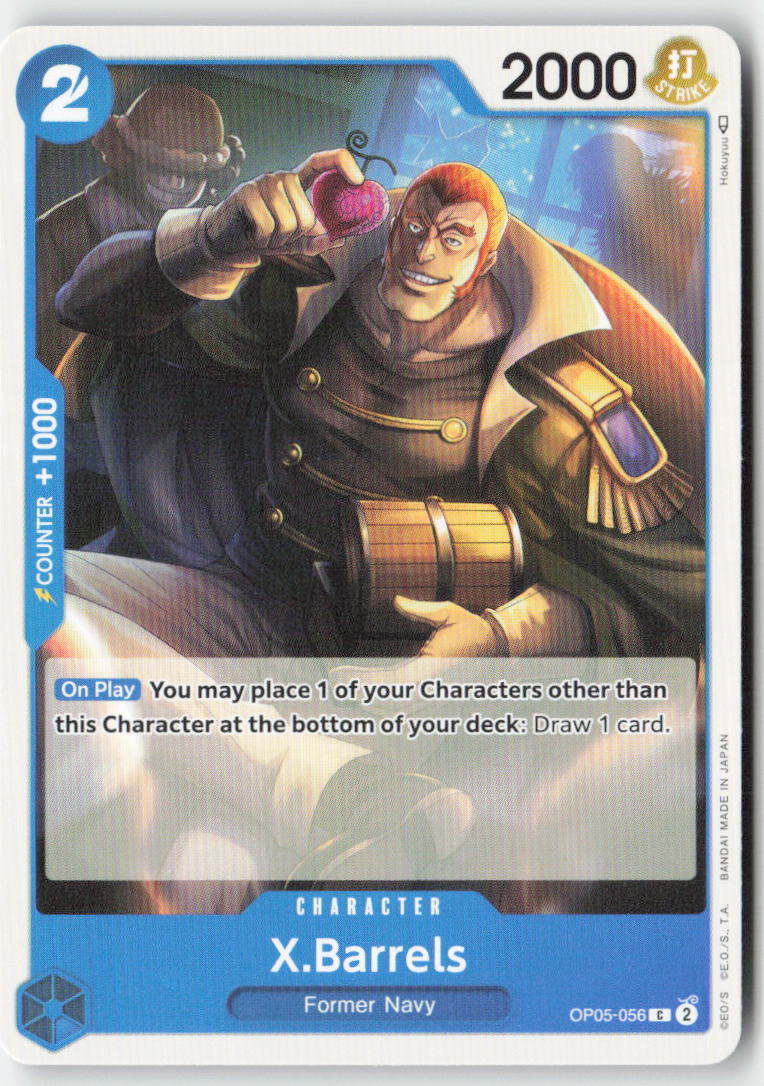 X.Barrels OP05-056 Normal Common Lightly Played