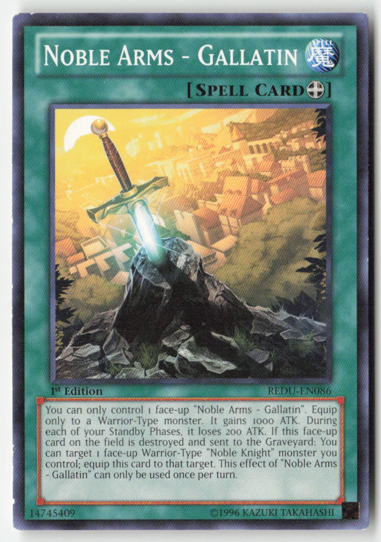 Noble Arms - Gallatin REDU-EN086 1st Edition Common Moderately Played, Front