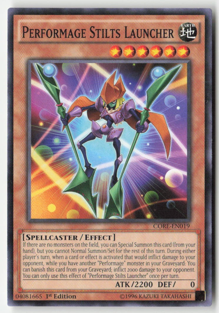 Performage Stilts Launcher CORE-EN019 1st Edition Common Moderately Played
