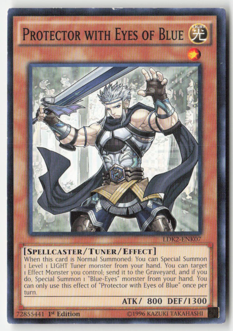Protector with Eyes of Blue LDK2-ENK07 1st Edition Common Moderately Played
