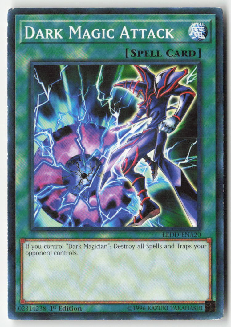 Dark Magic Attack LEDD-ENA20 1st Edition Common Moderately Played