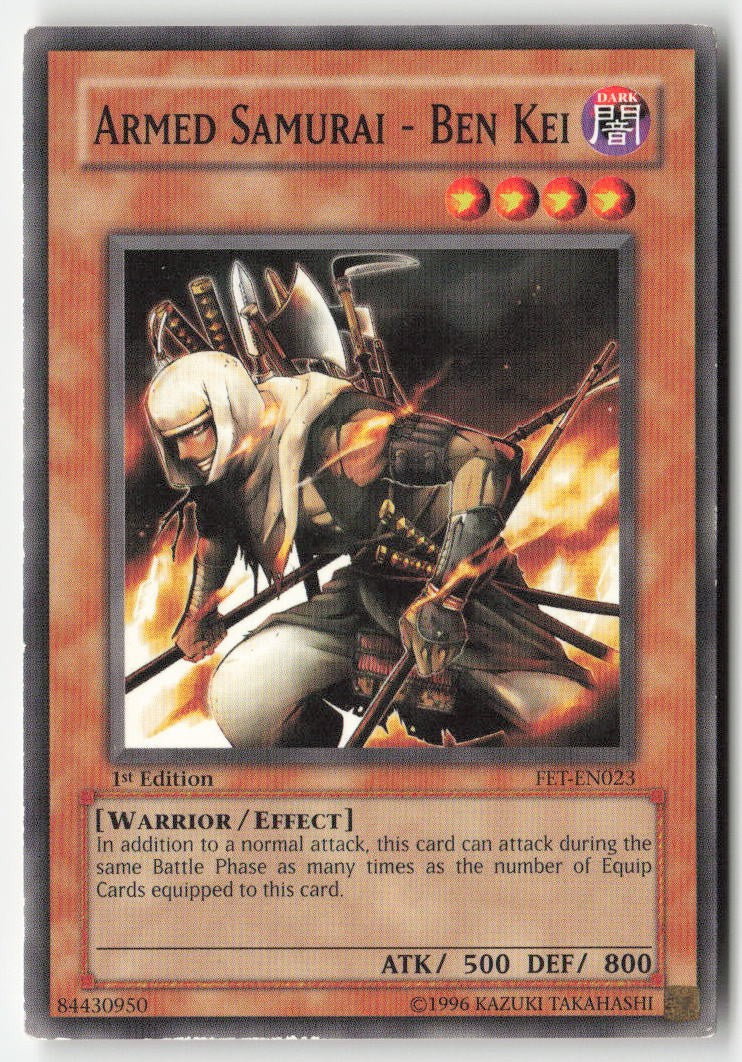 Armed Samurai - Ben Kei FET-EN023 1st Edition Common Moderately Played