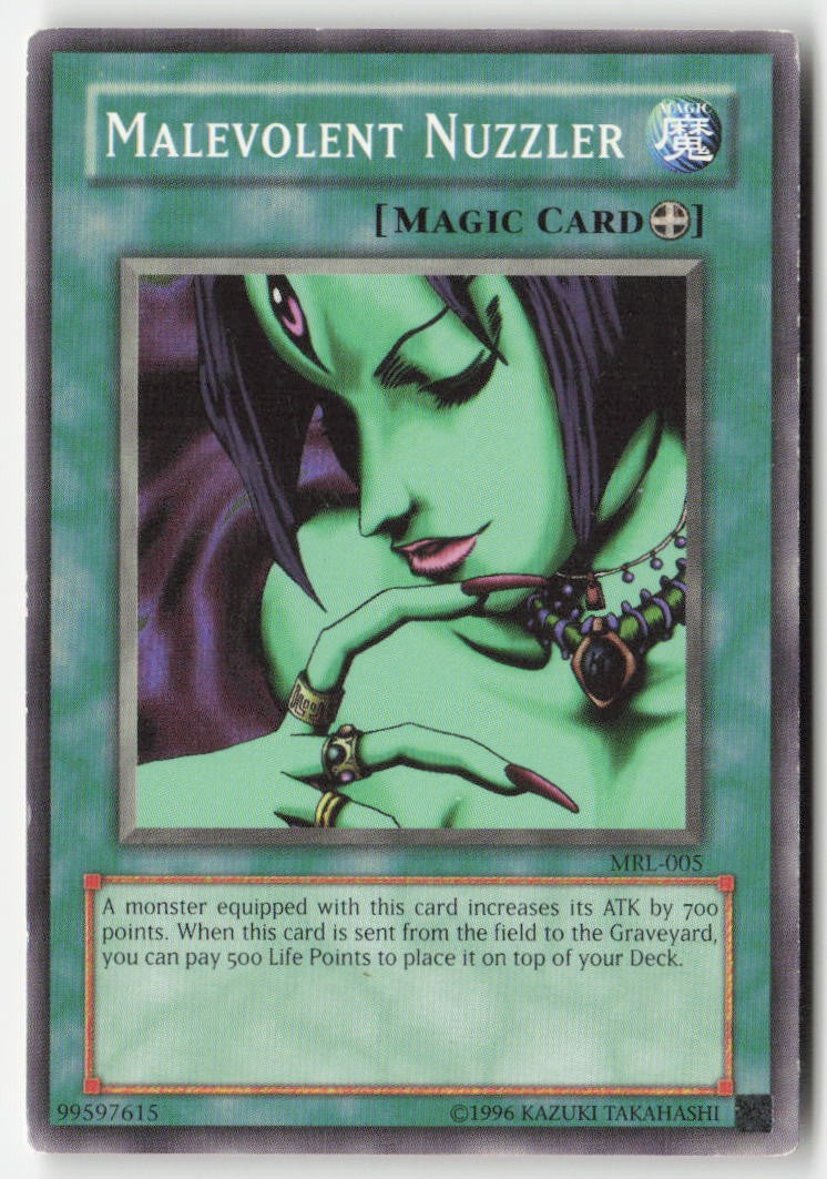Malevolent Nuzzler MRL-005 Unlimited Common Moderately Played, Front