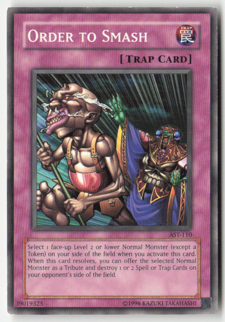 Order to Smash AST-110 Unlimited Common Moderately Played