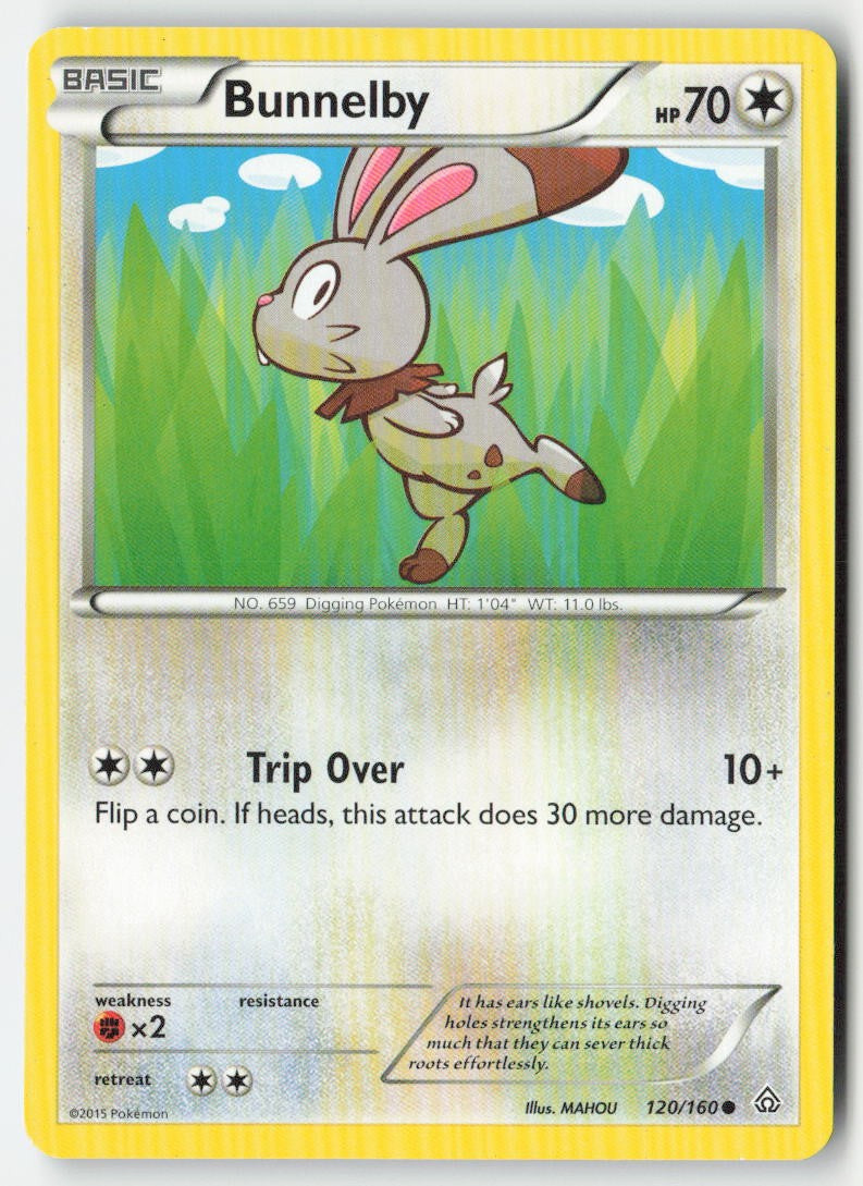 Bunnelby 120/160 Regular Primal Clash Moderately Played