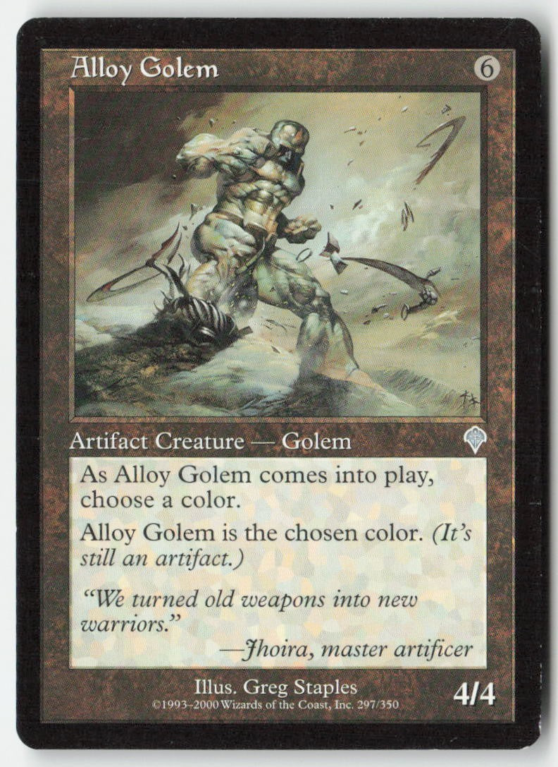 Alloy Golem INV 297 Uncommon Moderately Played