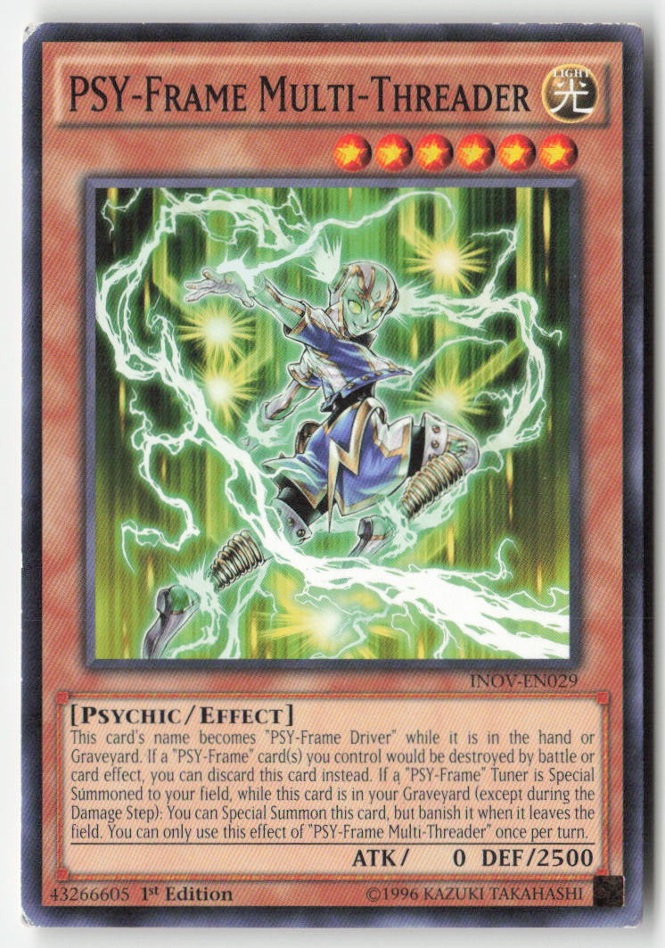 PSY-Frame Multi-Threader INOV-EN029 1st Edition Common Moderately Played