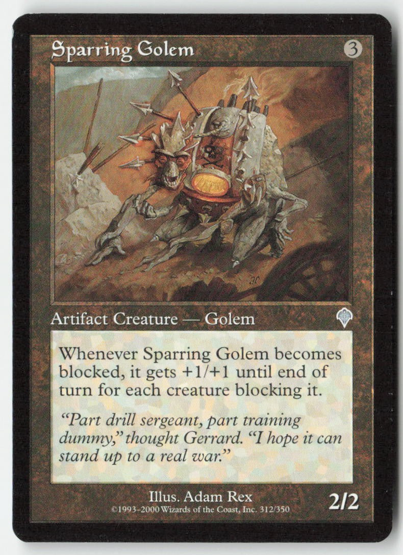 Sparring Golem INV 312 Uncommon Moderately Played