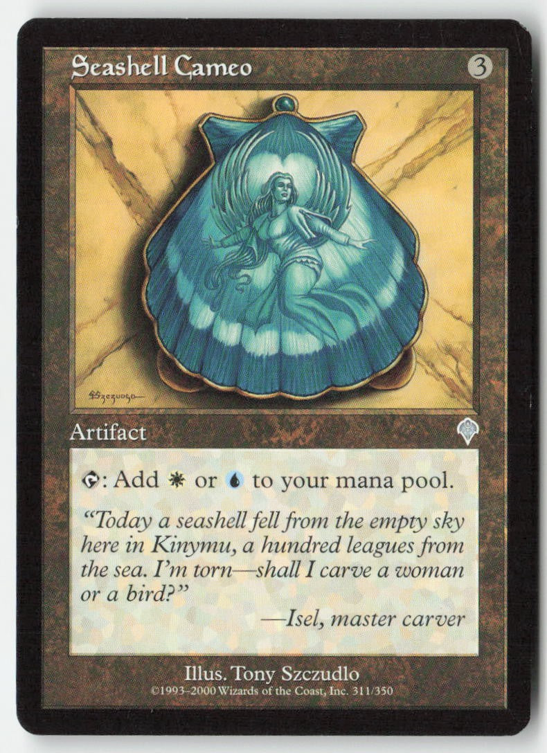 Seashell Cameo INV 311 Uncommon Moderately Played