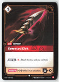 Serrated Dirk #009/221 - Spiritforged - Riftbound - Common - Lightly Played