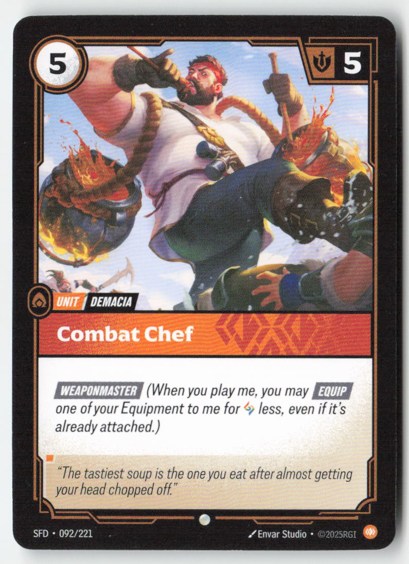 Combat Chef #092/221 - Spiritforged - Riftbound - Common - Lightly Played