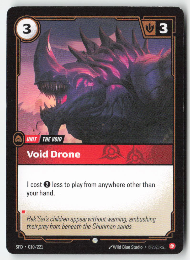Void Drone #010/221 - Spiritforged - Riftbound - Common - Lightly Played