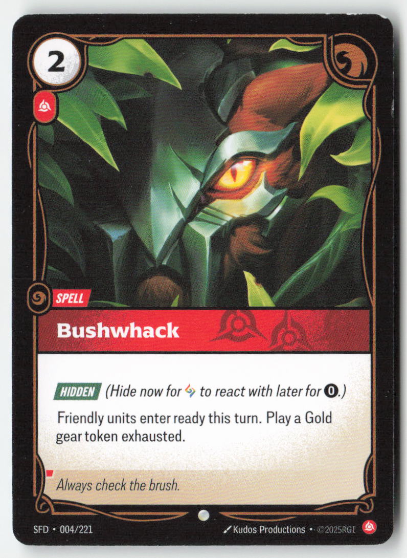Bushwhack #004/221 - Spiritforged - Riftbound - Common - Lightly Played