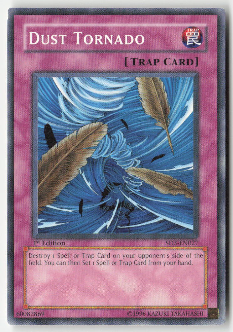 Dust Tornado SD3-EN027 1st Edition Common Moderately Played