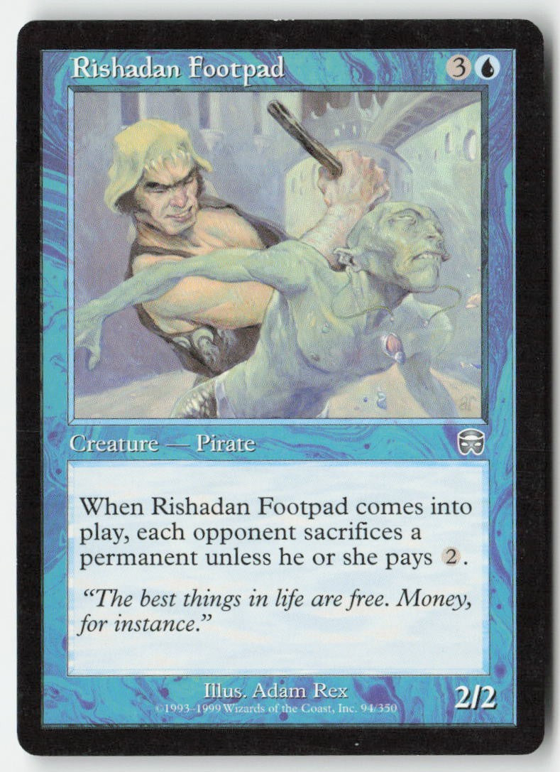Rishadan Footpad MMQ 94 Uncommon Moderately Played, Front