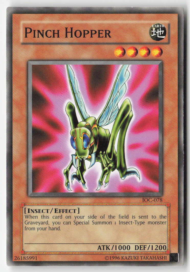 Pinch Hopper IOC-078 Unlimited Common Moderately Played, Front