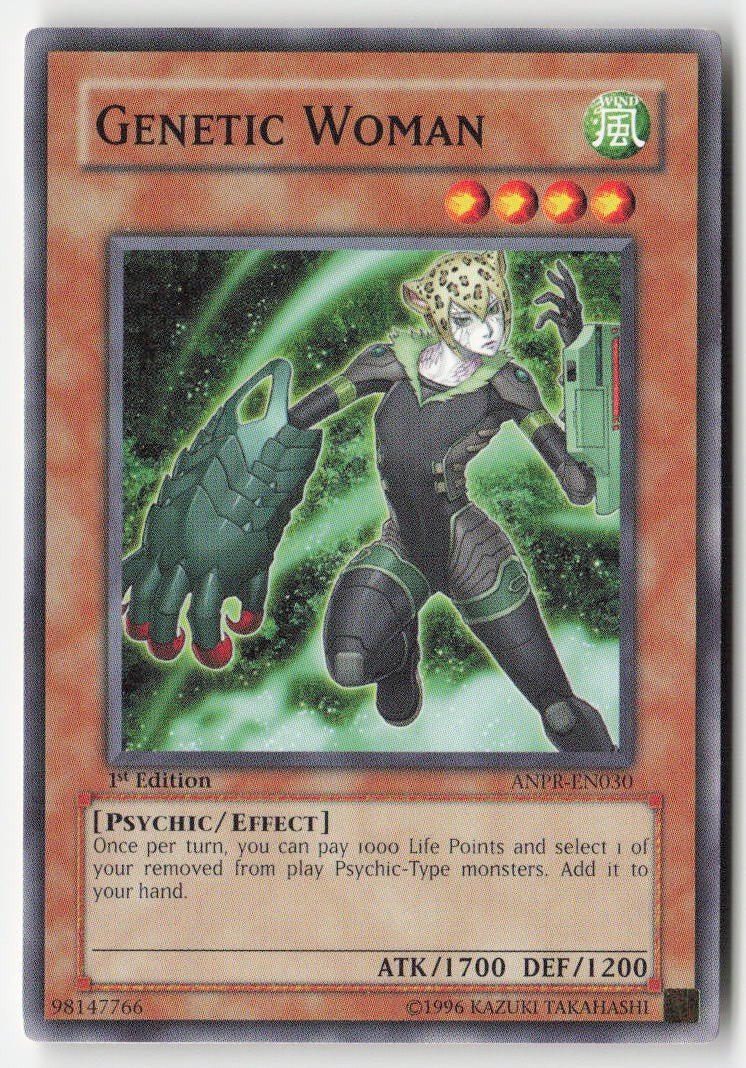 Genetic Woman ANPR-EN030 1st Edition Common Moderately Played