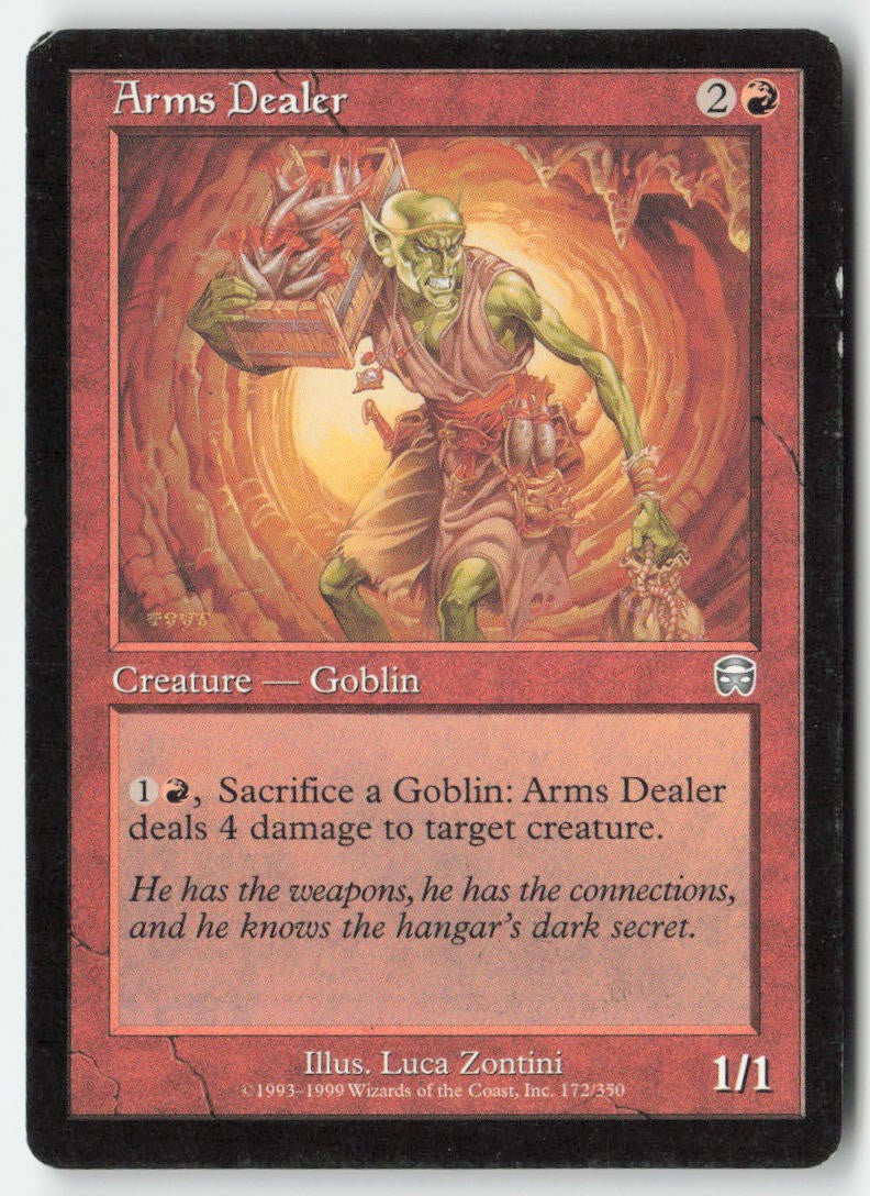 Arms Dealer MMQ 172 Uncommon Moderately Played, Front