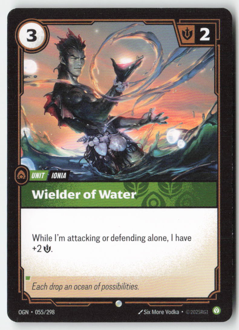 Wielder of Water #055/298 - Origins - Riftbound - Common - Lightly Played