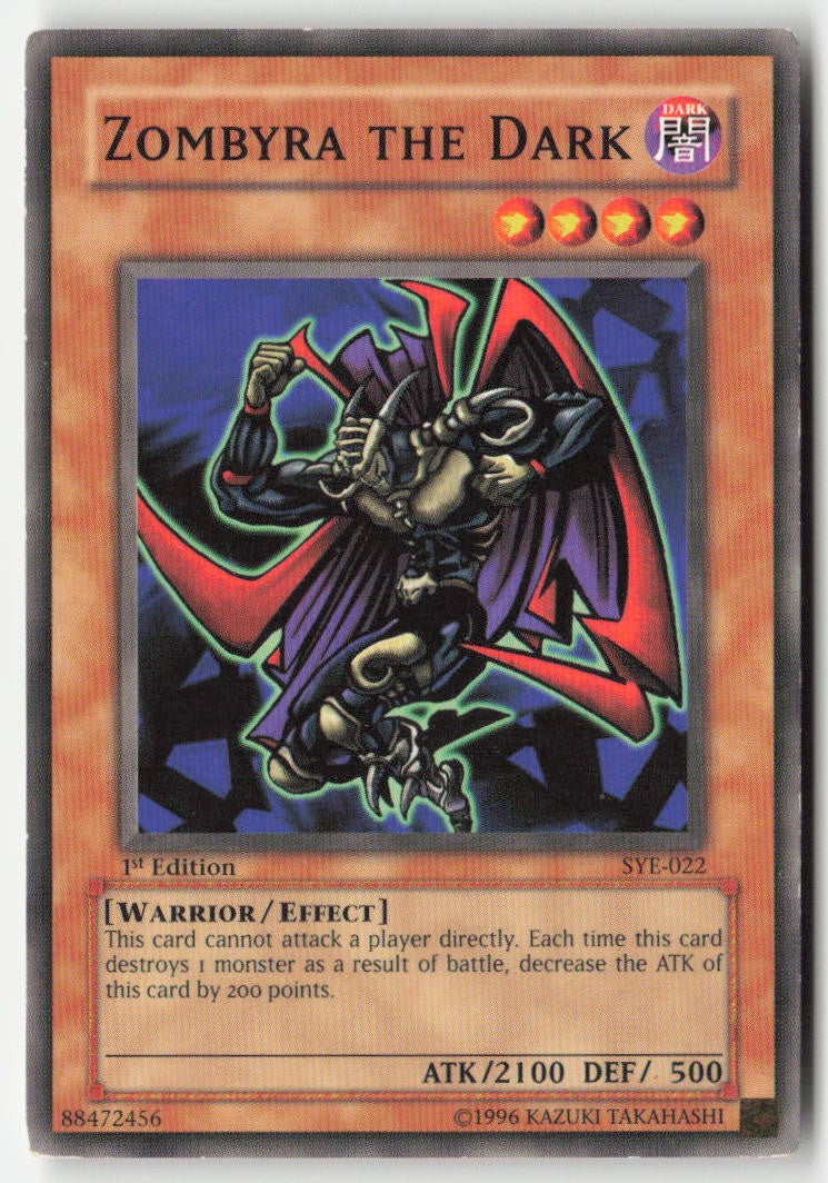 Zombyra the Dark SYE-022 1st Edition Common Moderately Played