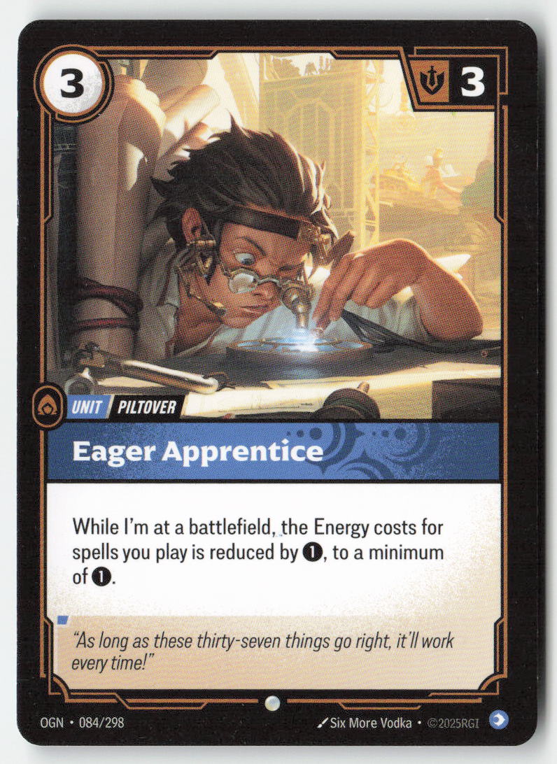Eager Apprentice #084/298 - Origins - Riftbound - Common - Lightly Played