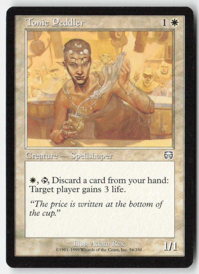 Tonic Peddler MMQ 54 Uncommon Moderately Played, Front