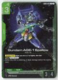 Gundam AGE-1 Spallow GD02-023 Rare Foil Lightly Played