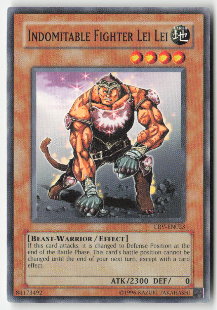 Indomitable Fighter Lei Lei CRV-EN023 Unlimited Common Moderately Played, Front