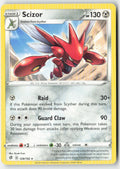 Scizor 128/192 Regular Rebel Clash Moderately Played