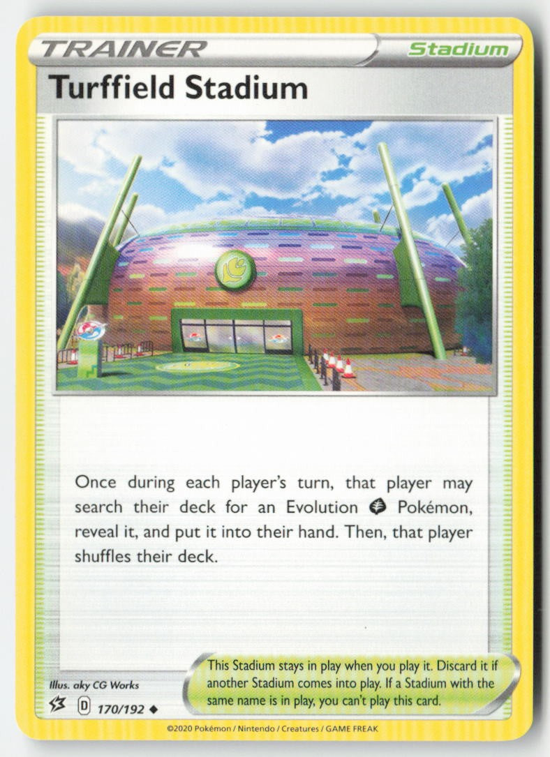 Turffield Stadium 170/192 Regular Rebel Clash Moderately Played, Front