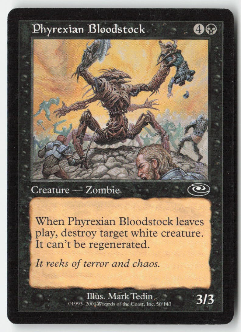 Phyrexian Bloodstock PLS 50 Common Moderately Played