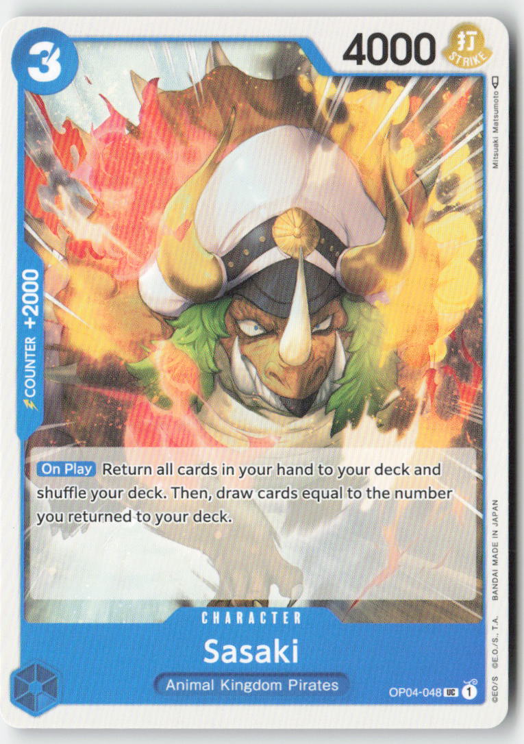 Sasaki OP04-048 Normal Uncommon Lightly Played