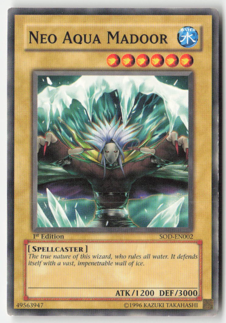 Neo Aqua Madoor SOD-EN002 1st Edition Common Moderately Played, Front