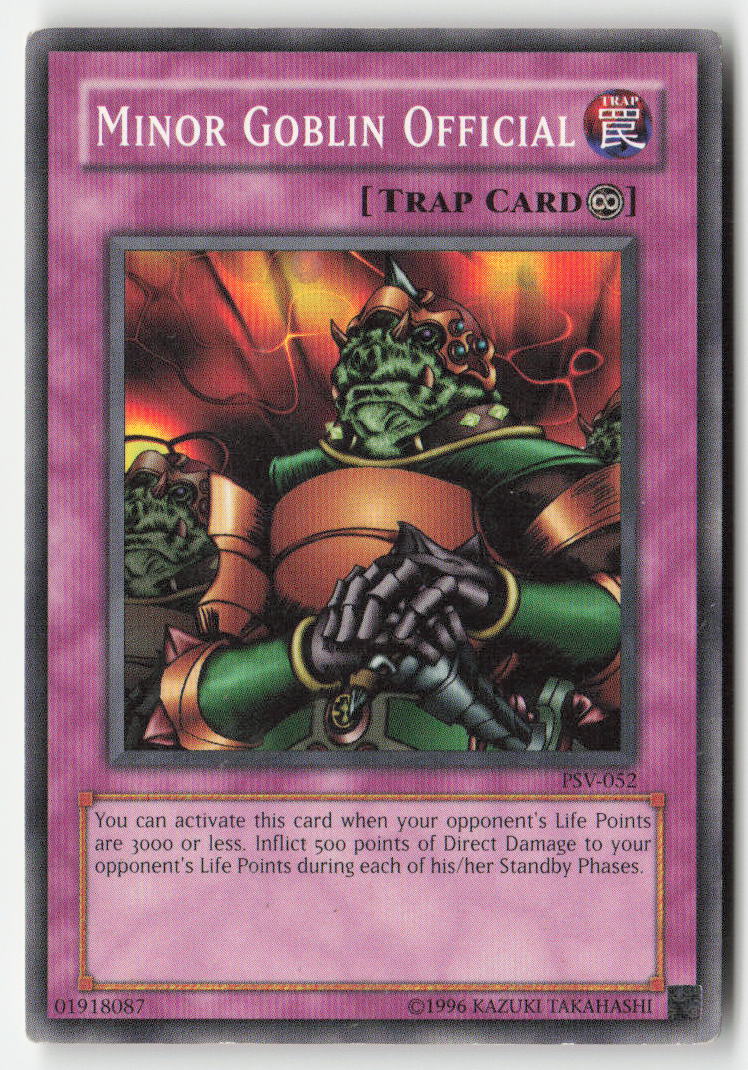 Minor Goblin Official PSV-052 Unlimited Common Moderately Played