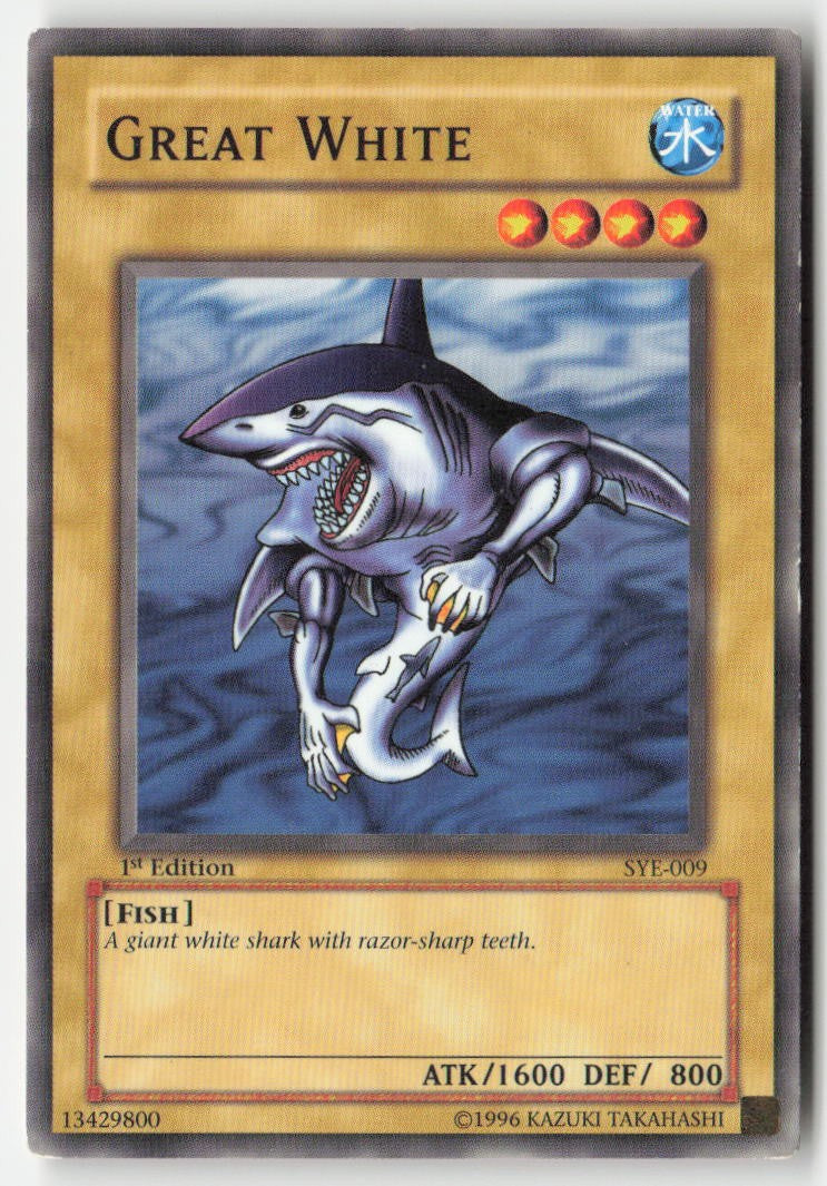 Great White SYE-009 1st Edition Common Moderately Played, Front