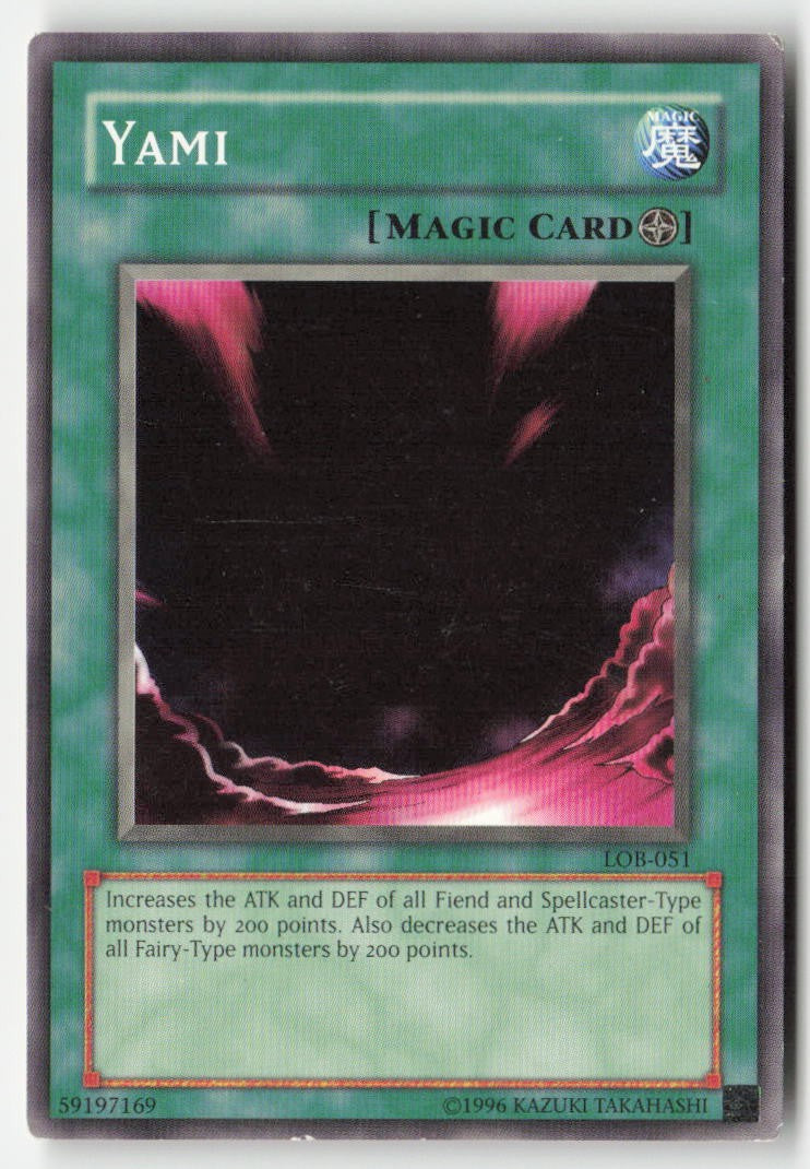 Yami LOB-051 Unlimited Common Moderately Played