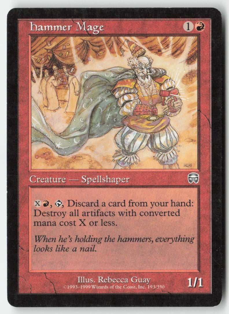 Hammer Mage MMQ 193 Uncommon Moderately Played