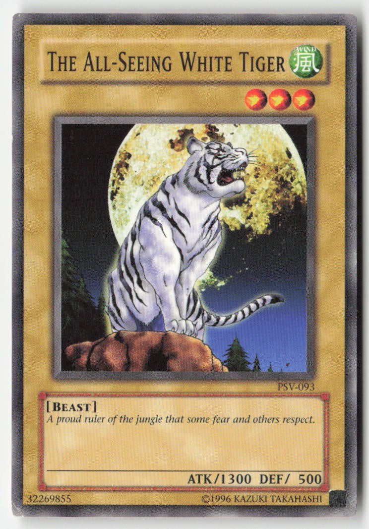 The All-Seeing White Tiger PSV-093 Unlimited Common Moderately Played