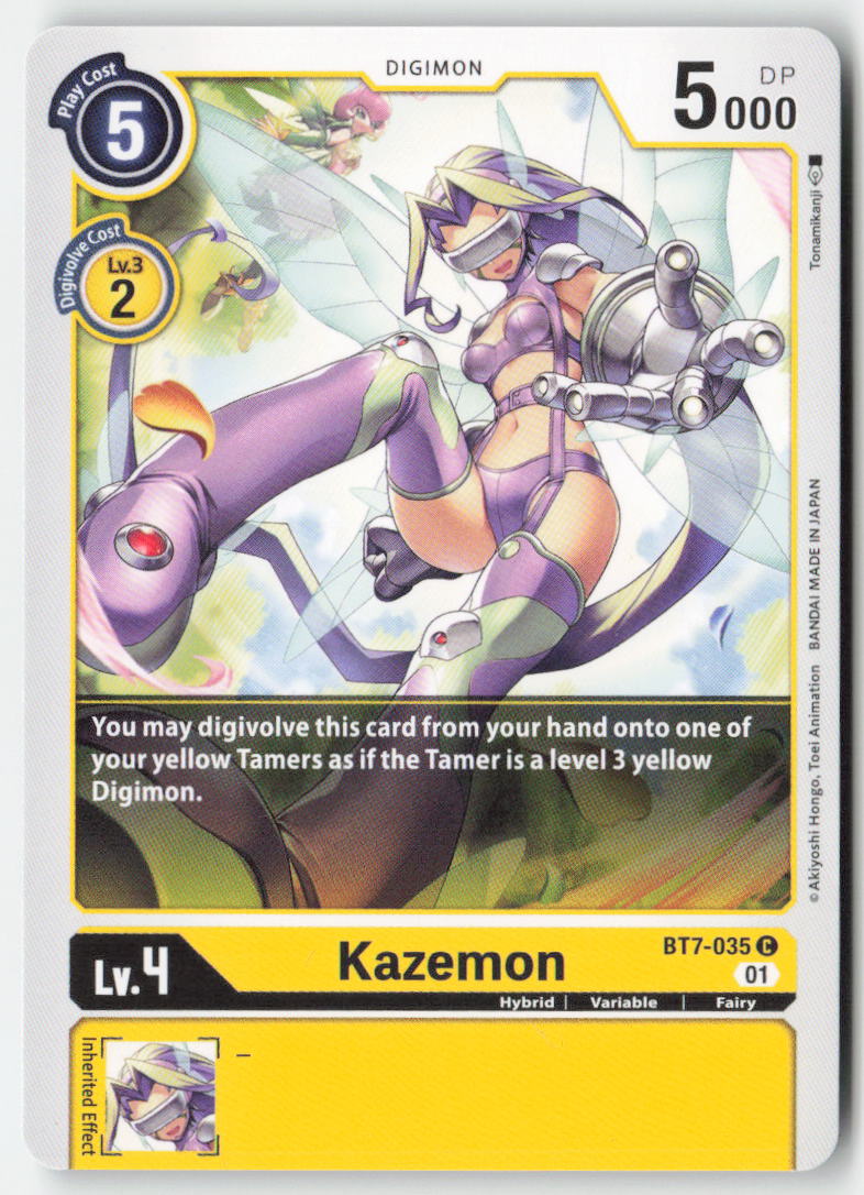 Kazemon BT7-035 Normal Common Near Mint