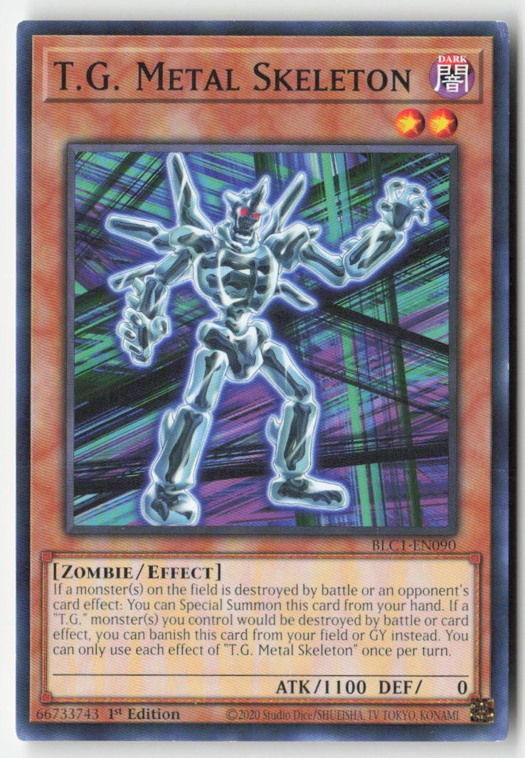 T.G. Metal Skeleton BLC1-EN090 1st Edition Common Moderately Played