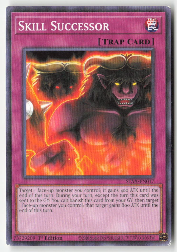 Skill Successor STAX-EN017 1st Edition Common Moderately Played