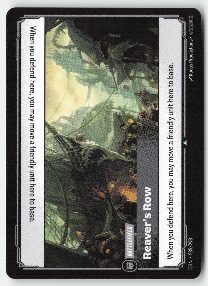 Reaver's Row #285/298 - Origins - Riftbound - Uncommon - Lightly Played