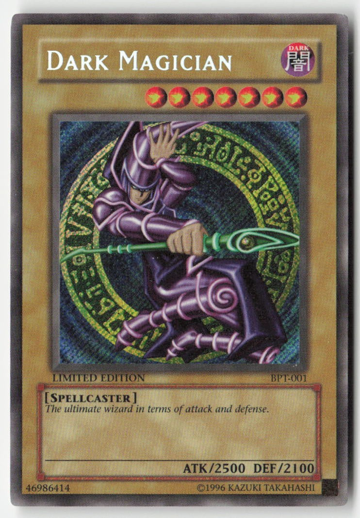 Dark Magician BPT-001 Limited Edition Secret Rare Heavily Played