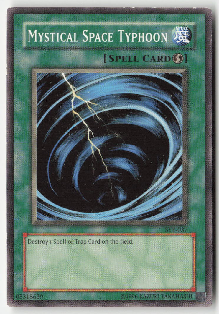 Mystical Space Typhoon SYE-037 Unlimited Common Moderately Played, Front