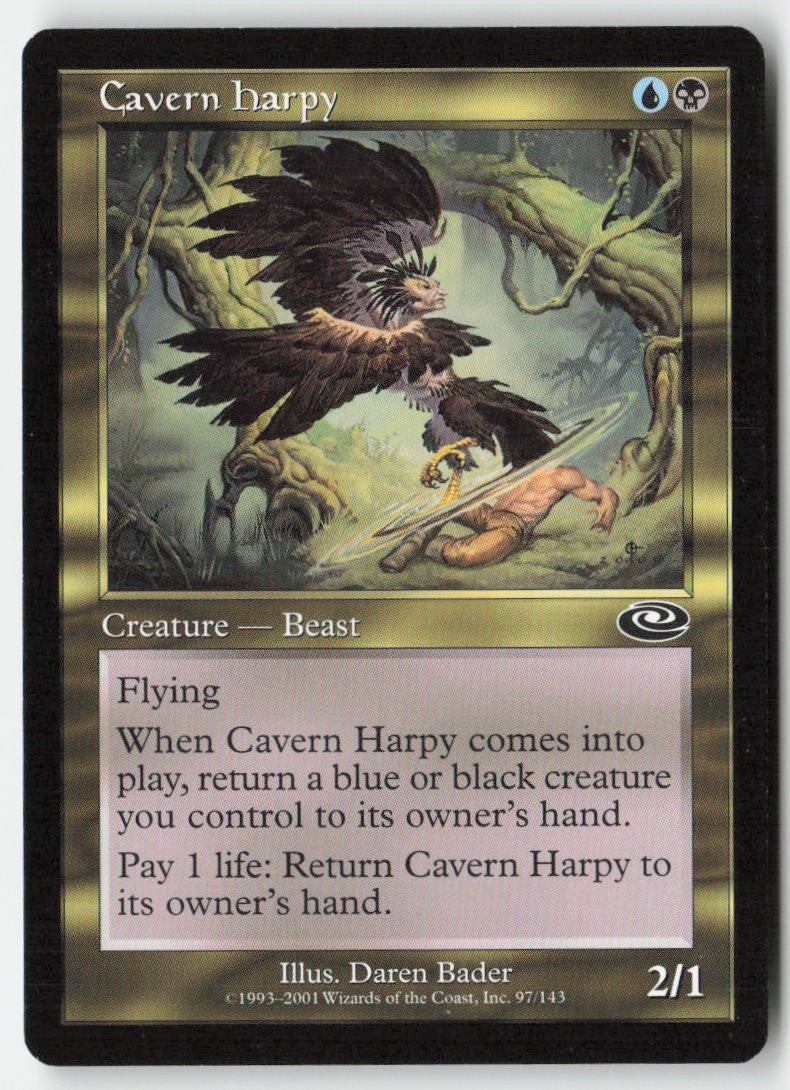 Cavern Harpy PLS 97 Common Moderately Played