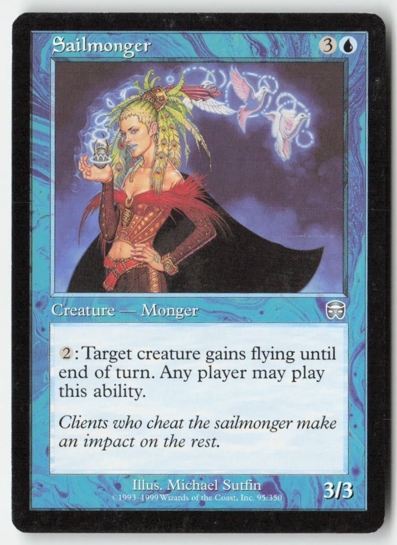 Sailmonger MMQ 95 Uncommon Moderately Played
