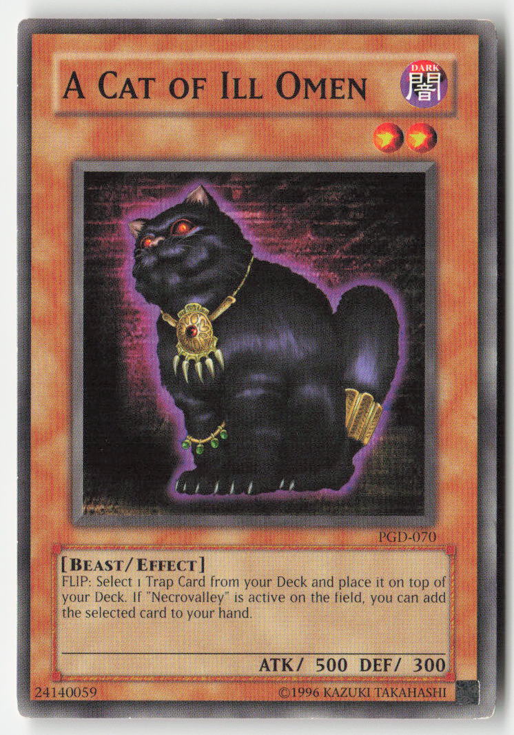 A Cat of Ill Omen PGD-070 Unlimited Common Moderately Played