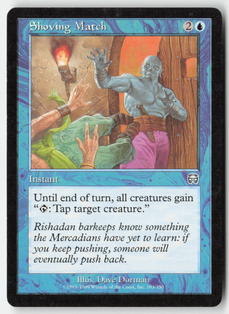 Shoving Match MMQ 103 Uncommon Moderately Played