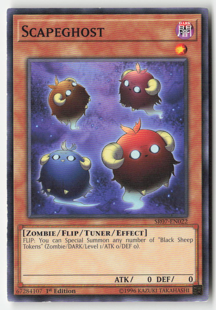 Scapeghost SR07-EN022 1st Edition Common Moderately Played, Front