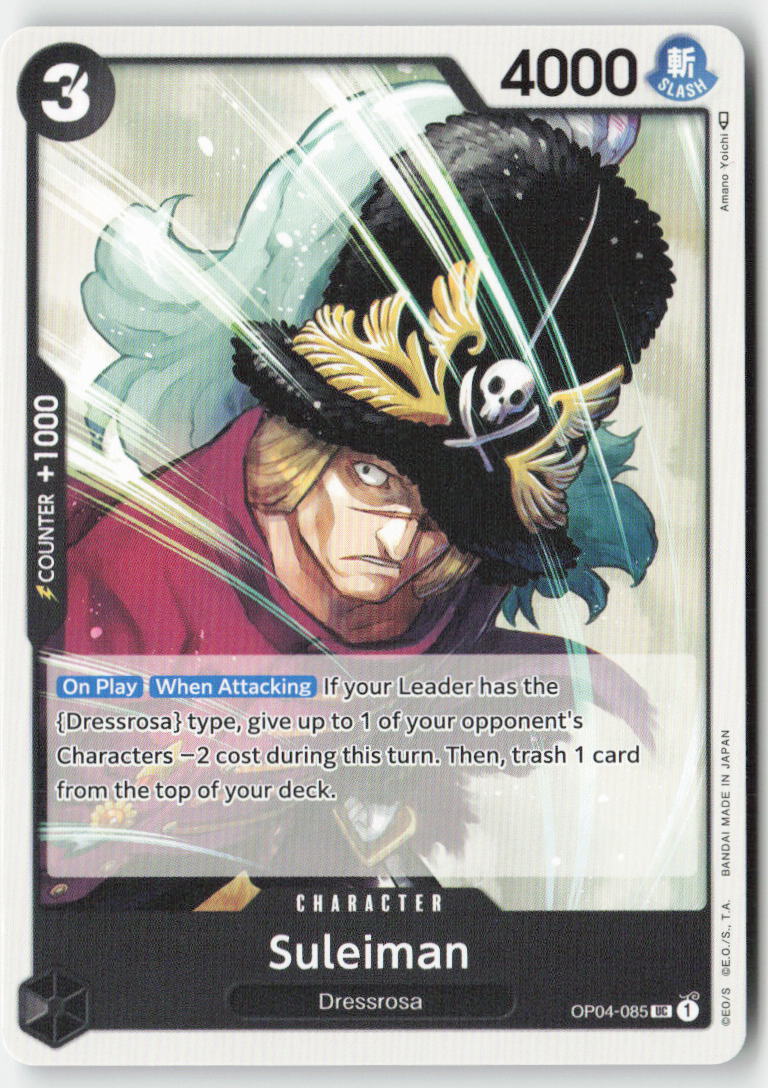 Suleiman OP04-085 Normal Uncommon Lightly Played